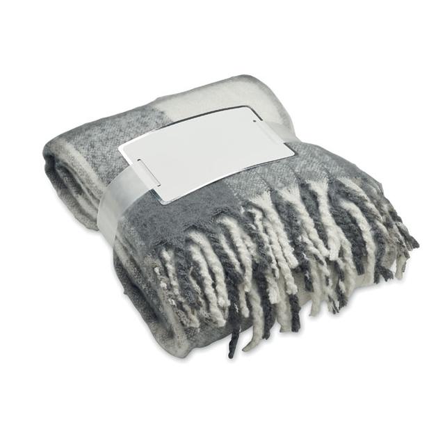 Couverture en mohair à carreaux QUET