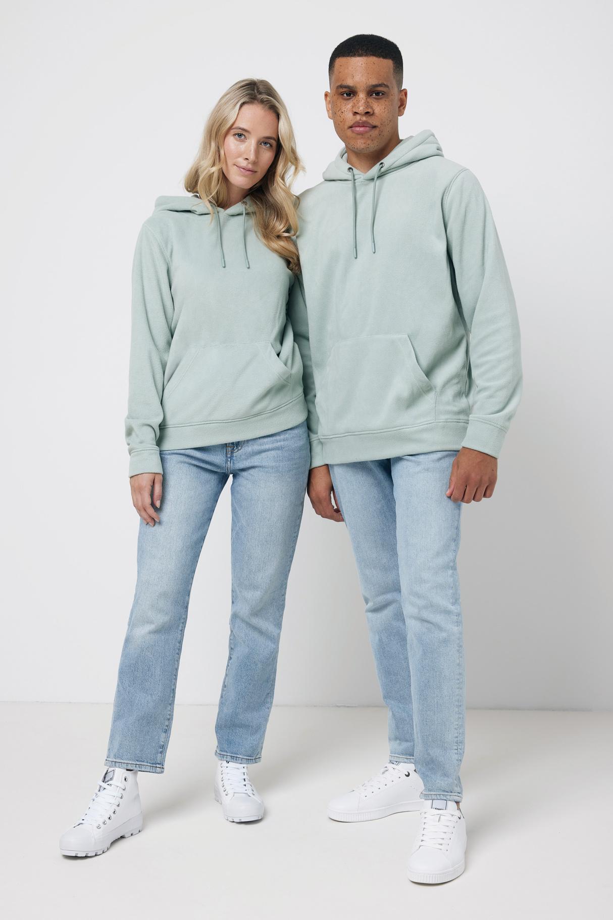 Polaire à capuche en polyester recyclé Iqoniq Trivor