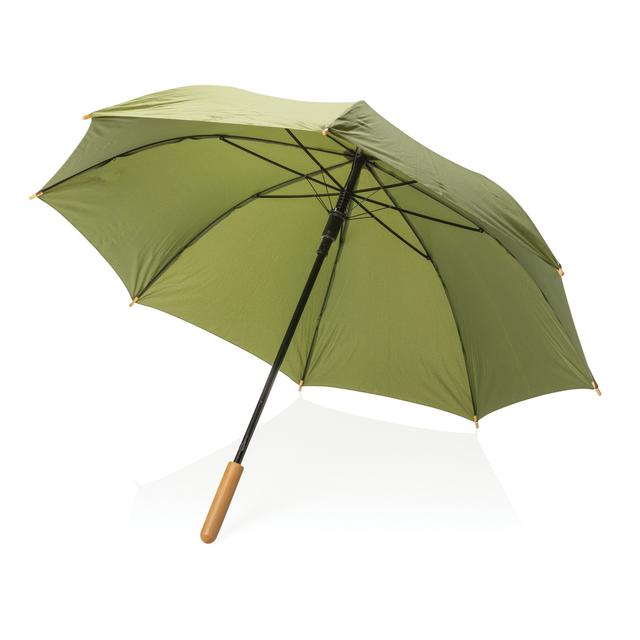 Parapluie 23" en rPET et bambou ouverture auto Impact AWARE™