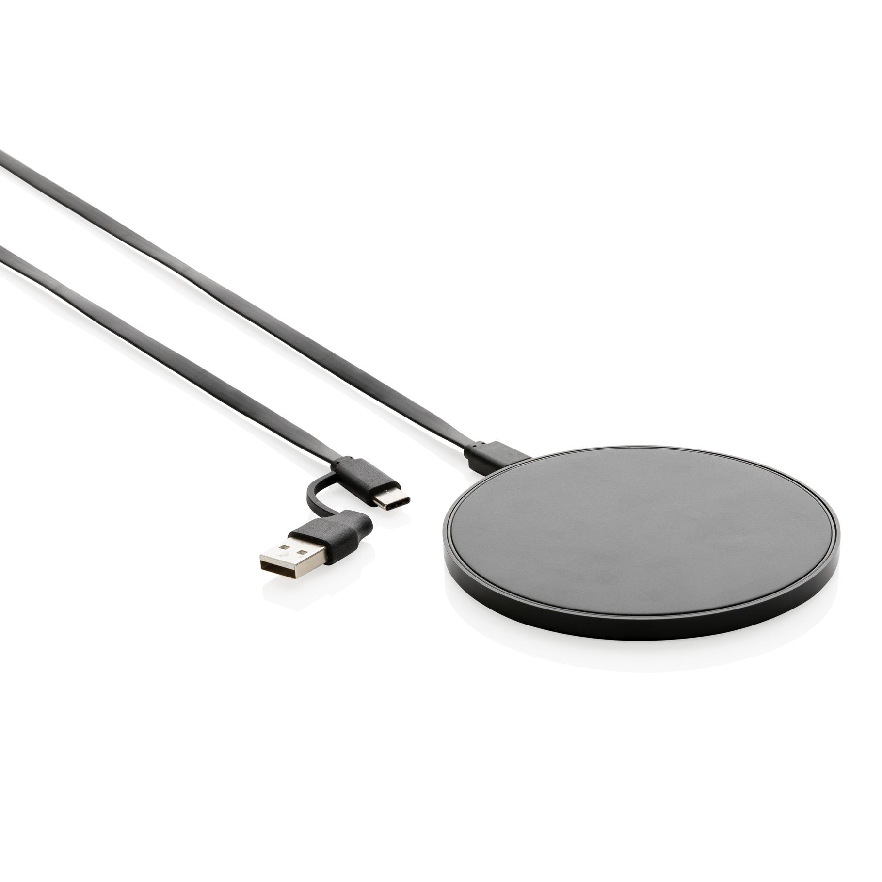 Chargeur induction 10W en plastique recyclé RCS