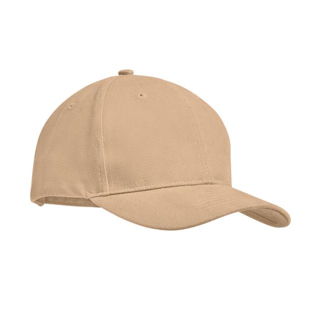 Casquette en coton brossé 6 pans TEKAPO