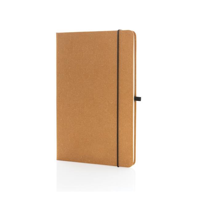 Carnet A5 à couverture rigide en cuir recyclé
