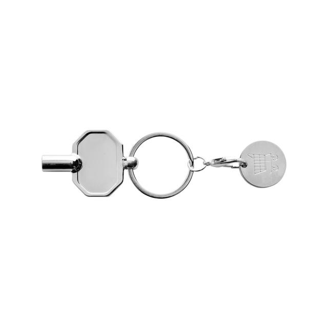 Porte-clés jeton et clé de radiateur en alliage de zinc RCS