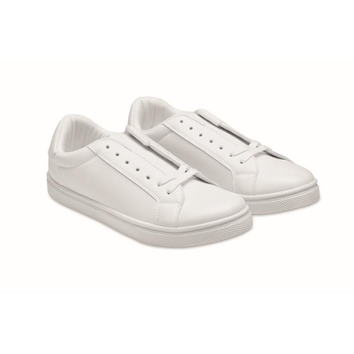 Baskets en PU Taille 44 BLANCOS