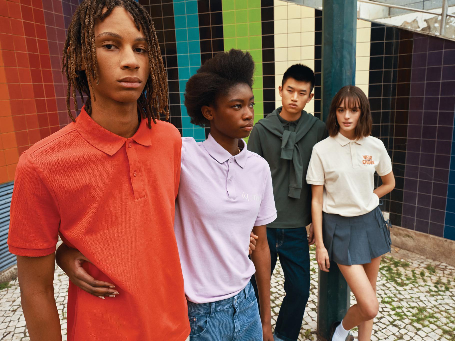 Polo en coton piqué et recyclé Iqoniq Yosemite