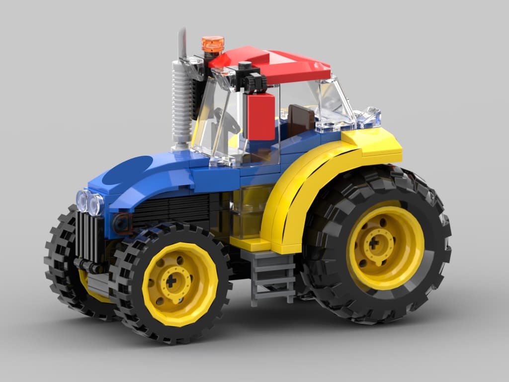 Cas Client : Tracteur en Briques Personnalisé Lidl