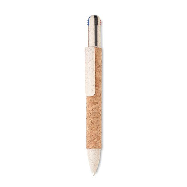 Stylo à bille 4 couleurs ARBOCHO