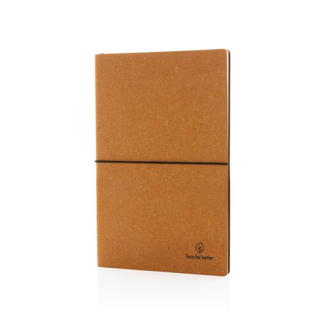 Carnet de notes A5 en cuir recyclé
