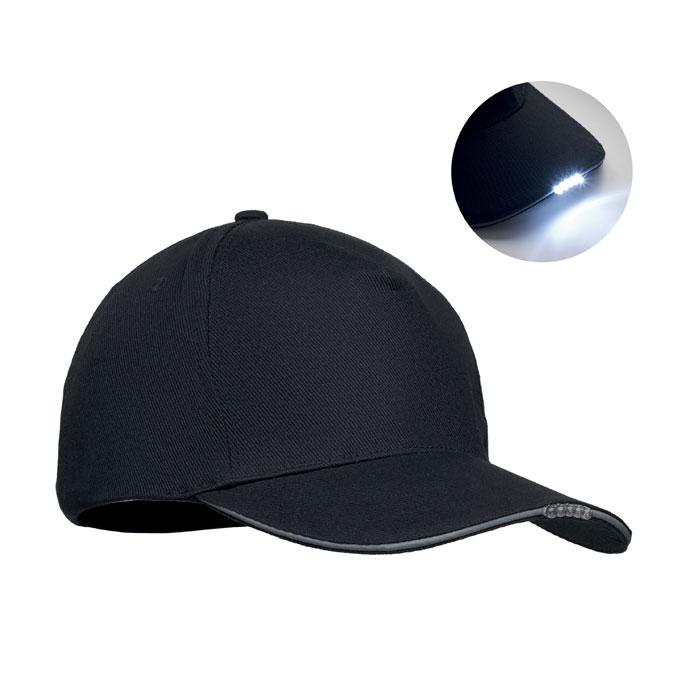 Casquette en coton LED à 5 pans LUZCAP