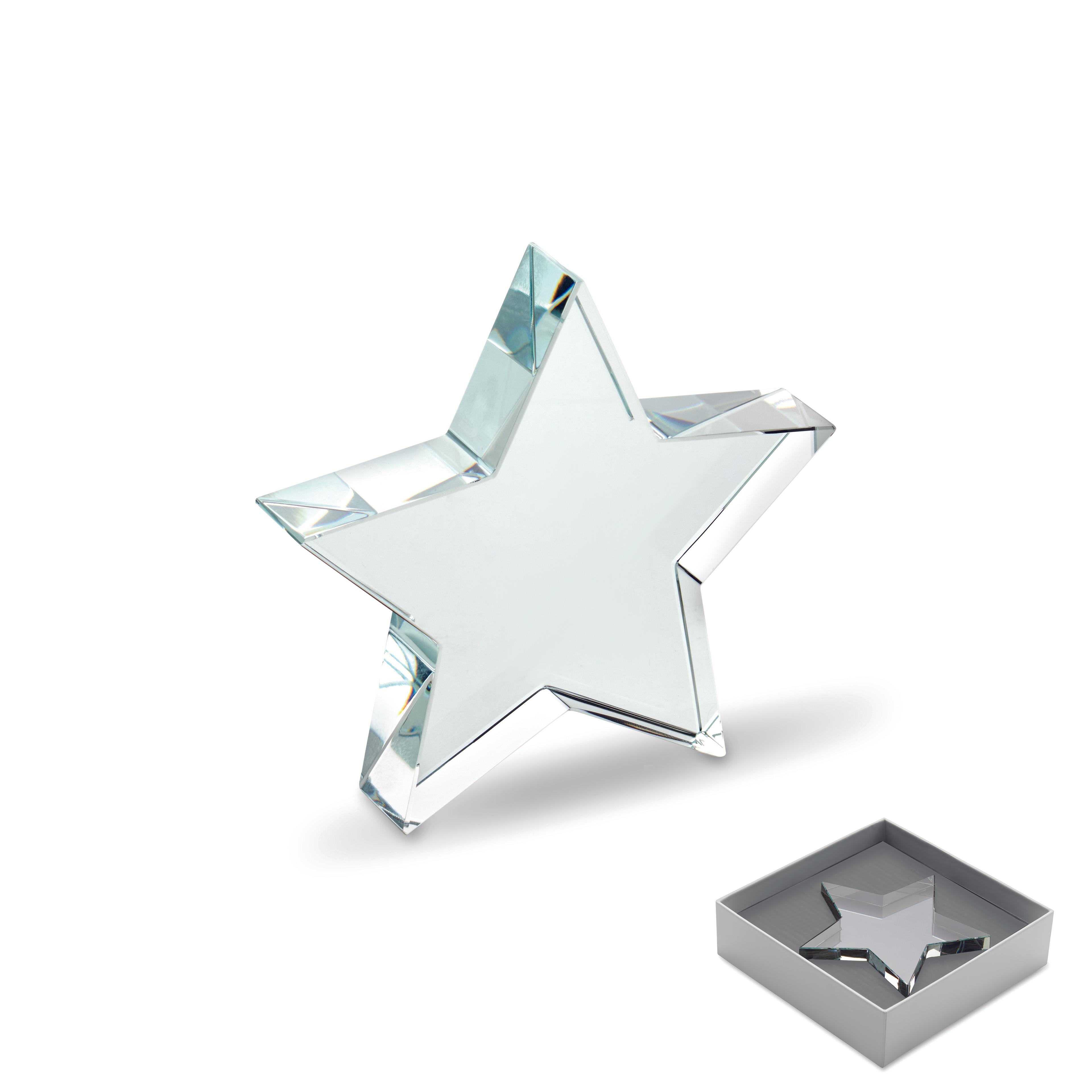 Trophée en verre Etoile STARWARD