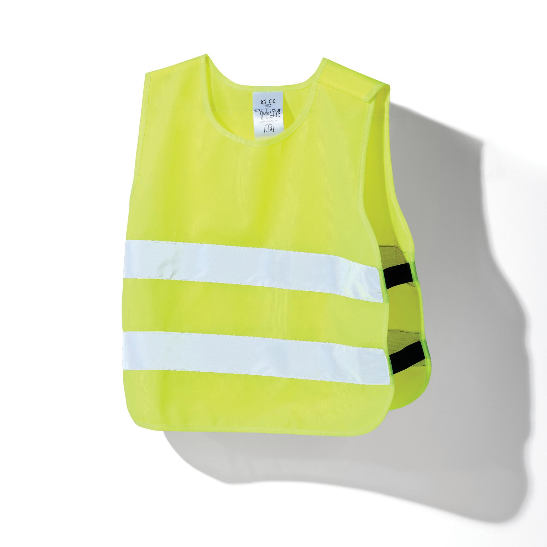 Gilet haute visibilité de signalisation en rPET GRS 3-6 ans