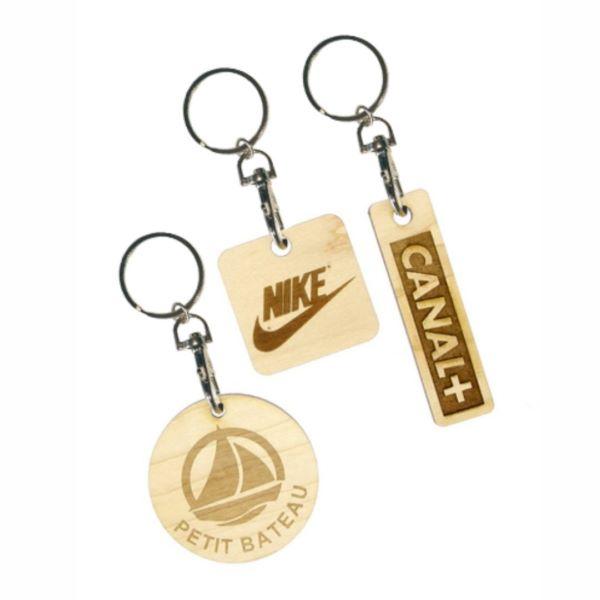 porte clés en bois sur-mesure