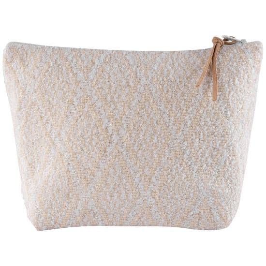 Trousse en coton bouclée