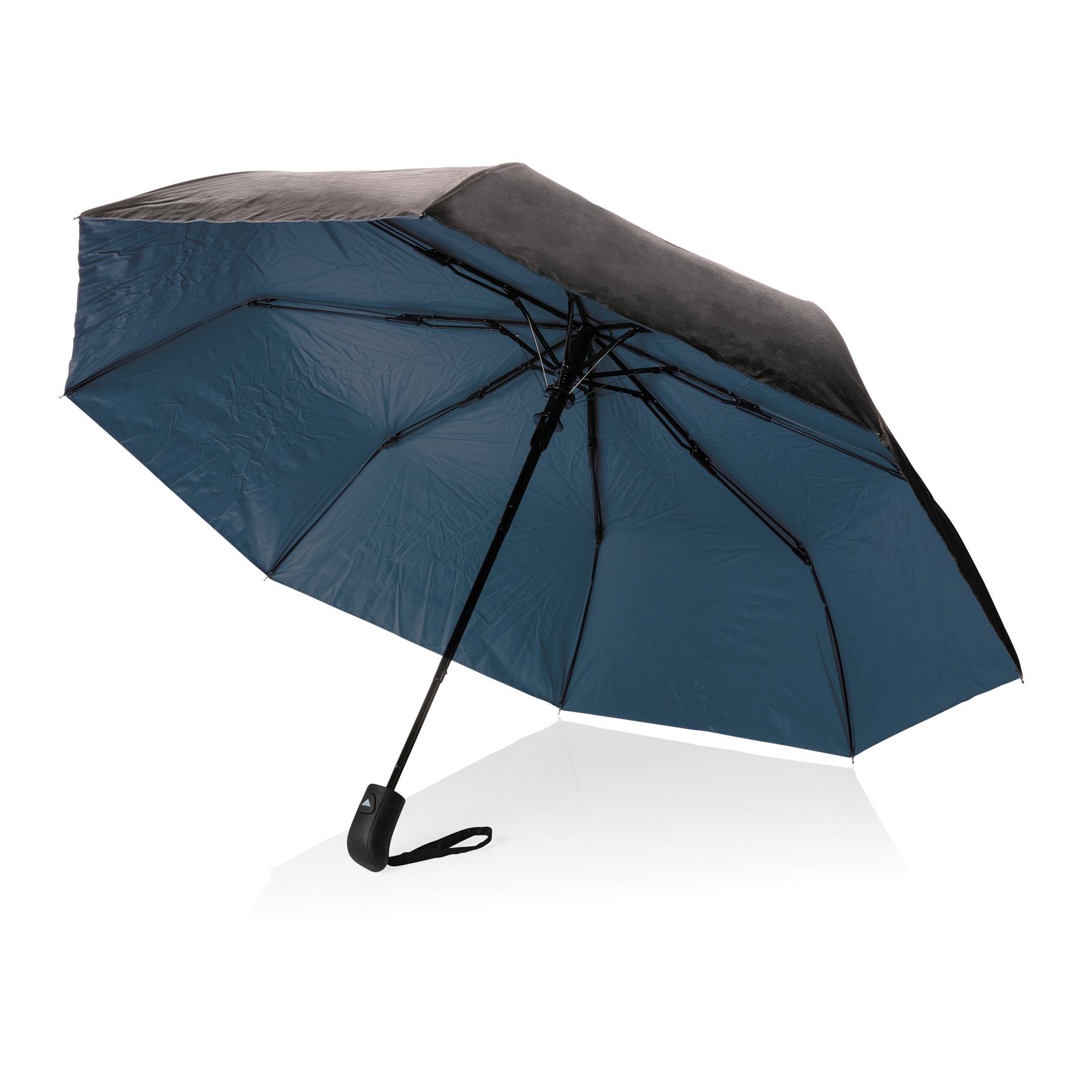 Mini parapluie 21" en rPET 190T bi couleur Impact AWARE™