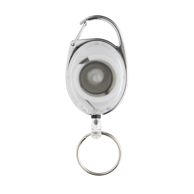 Porte-clés à clip extensible en ABS recyclé RCS