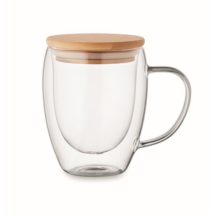 Mug en verre double paroi TIRAL