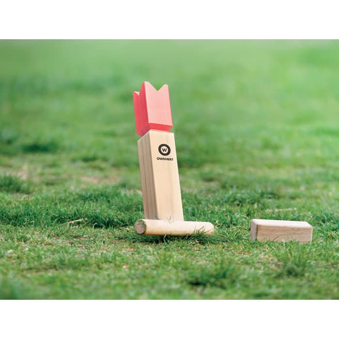 Jeu de lancer en bois de pin KING