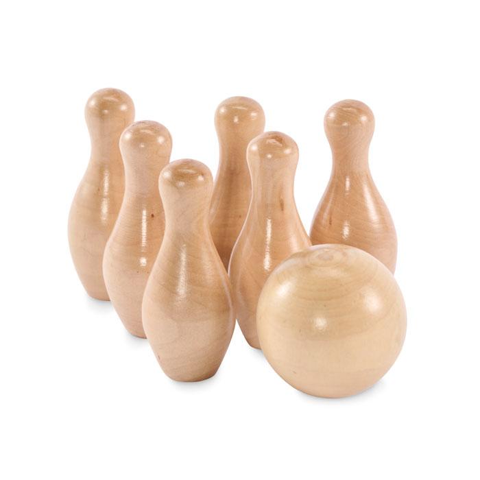 Mini jeu de quilles en pin BOLITO