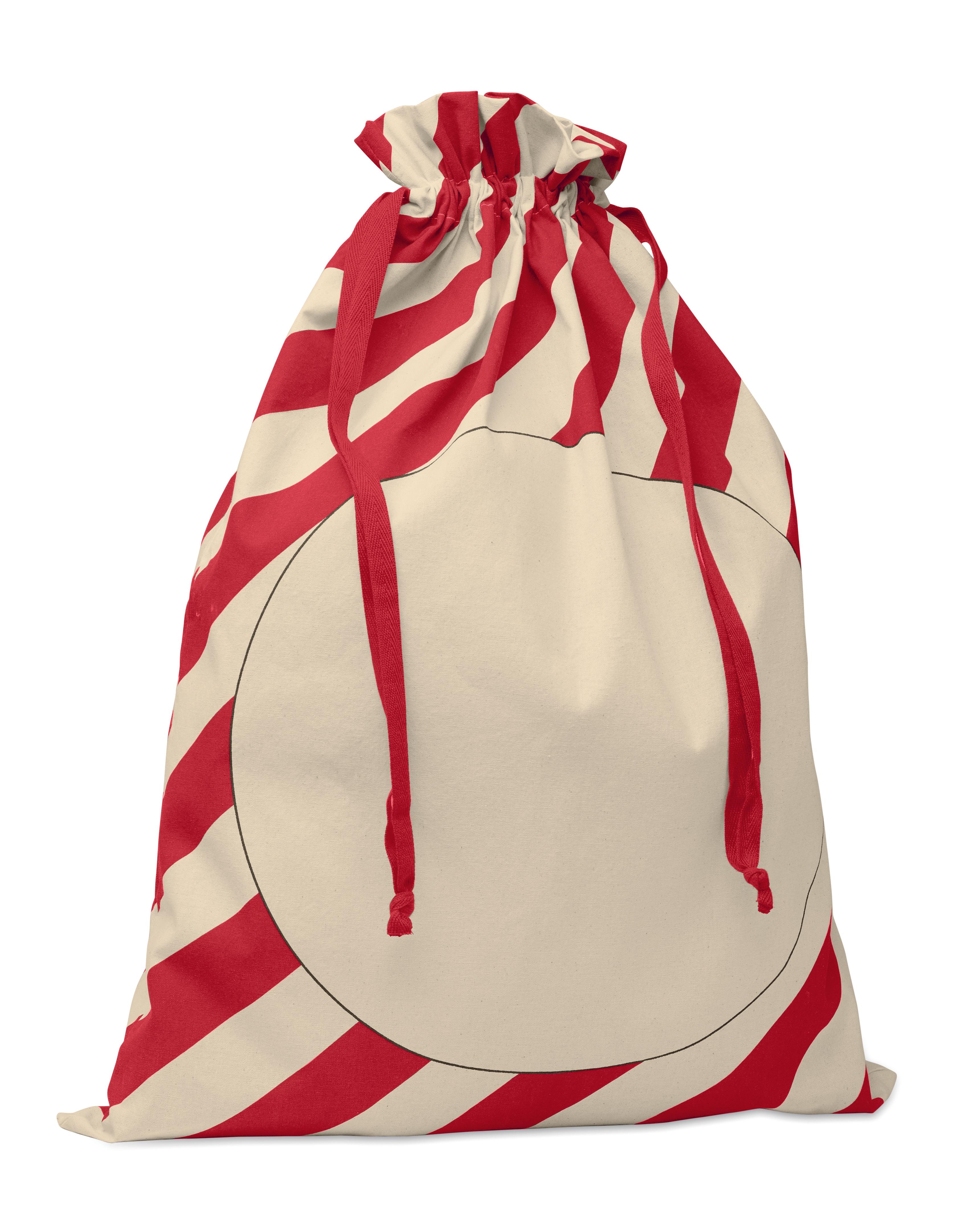 Grand sac coton Père Noël LAUKKU
