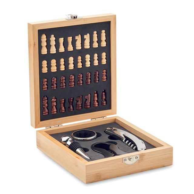 Set à vin et jeu d'échecs CHESSET