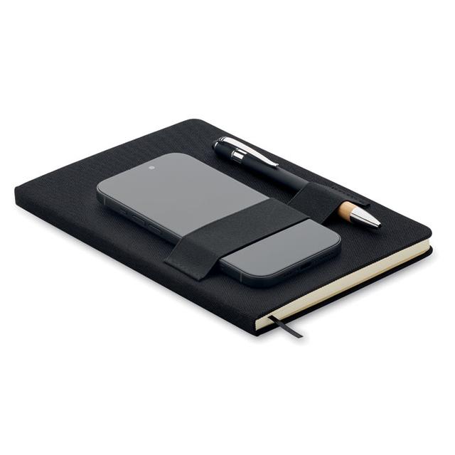 Carnet RPET A5 avec stylo NOTA