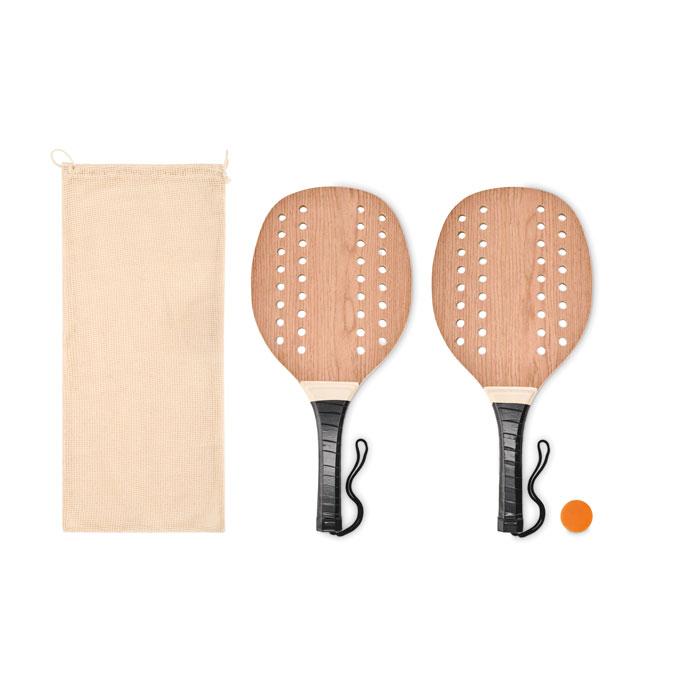 Set beach tennis en bois de PALAS