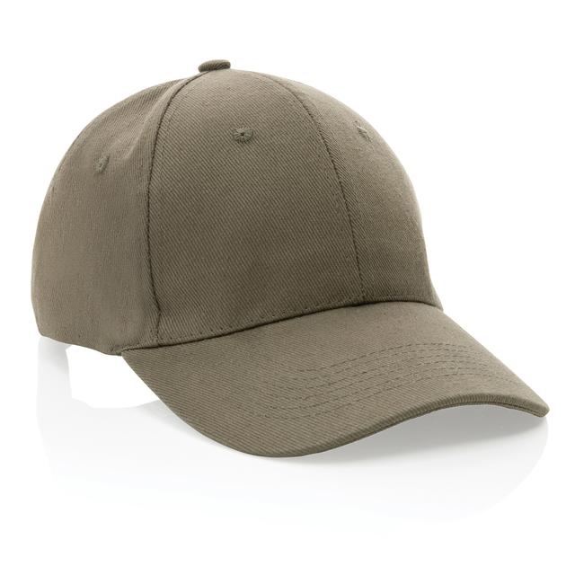 Casquette 6 panneaux en coton recyclé 280gr IMPACT