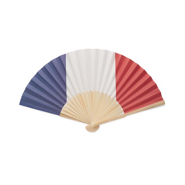 Eventail à motif de drapeau FUNFAN