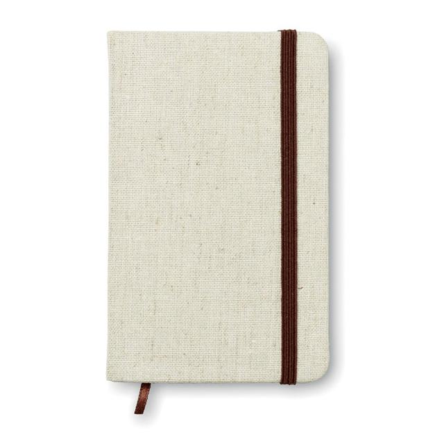 Carnet A6 avec 96 pages toile RUNDO +