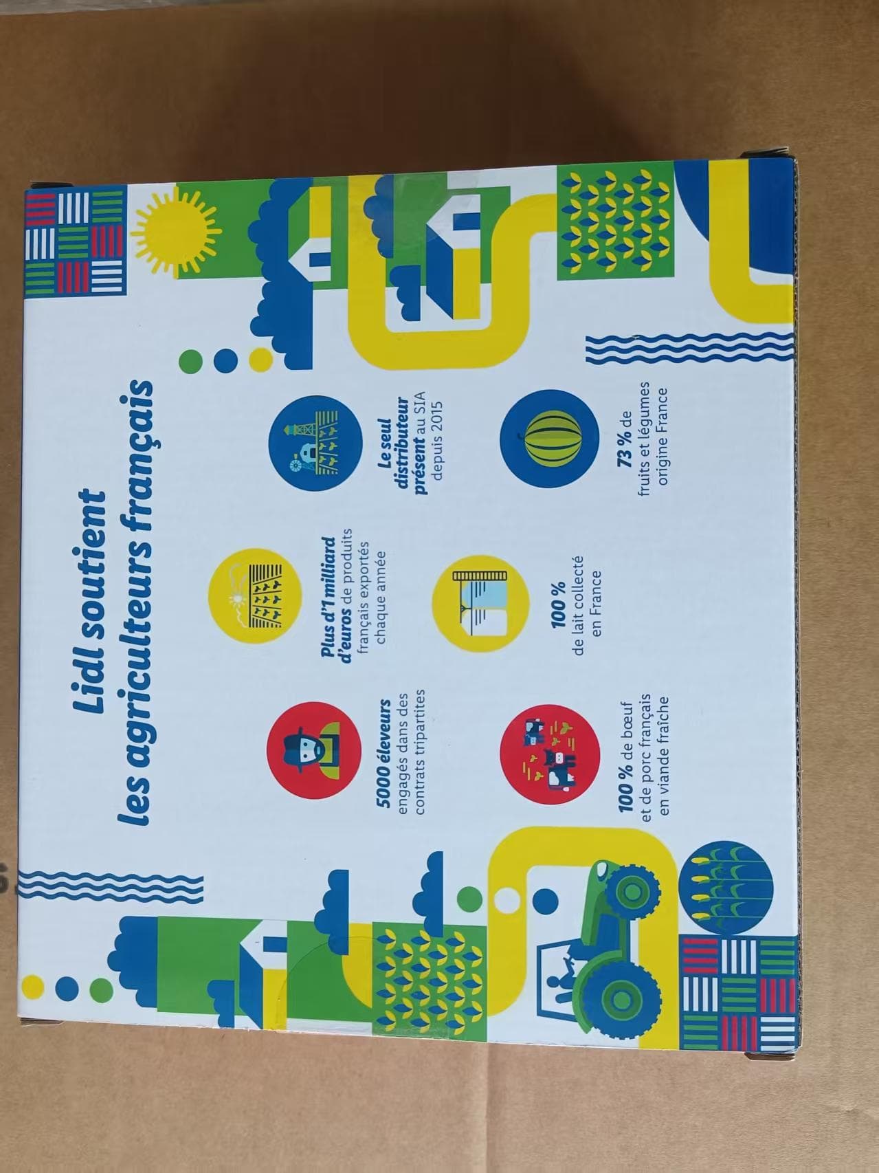 Cas Client : Tracteur en Briques Personnalisé Lidl