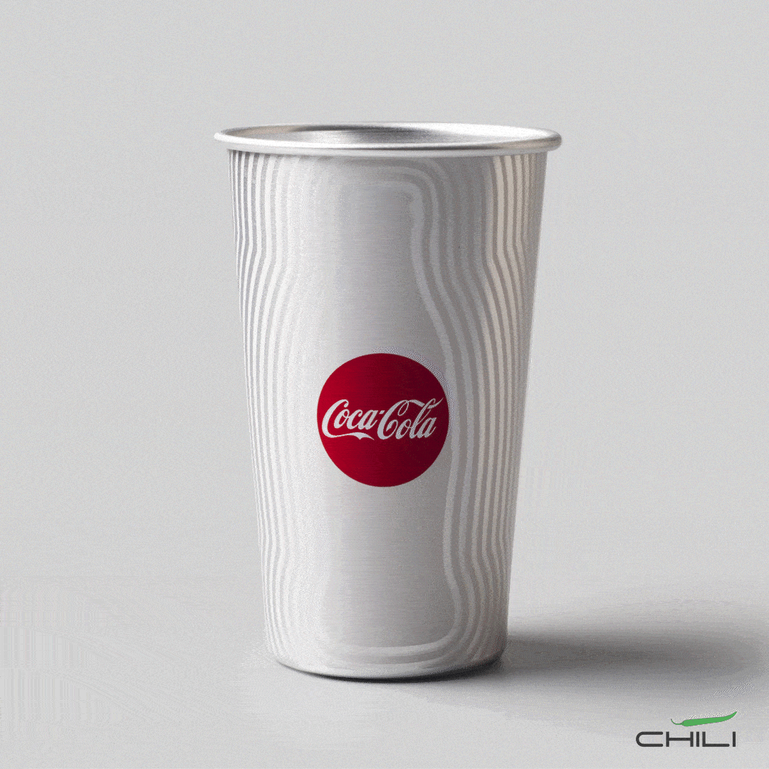 Gobelet magique en aluminium recyclé