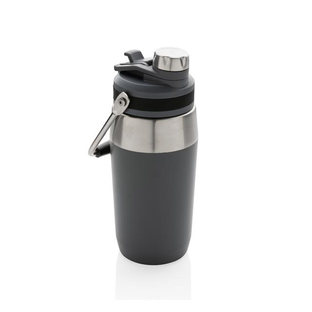 Bouteille isotherme 500ml avec bouchon double fonction