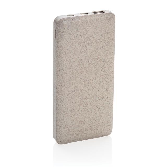 Powerbank en fibre de paille de blé 10.000 mAh