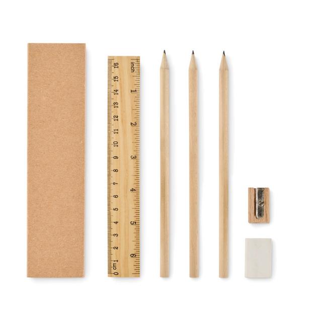 Set d'écriture boîte en papier STOX