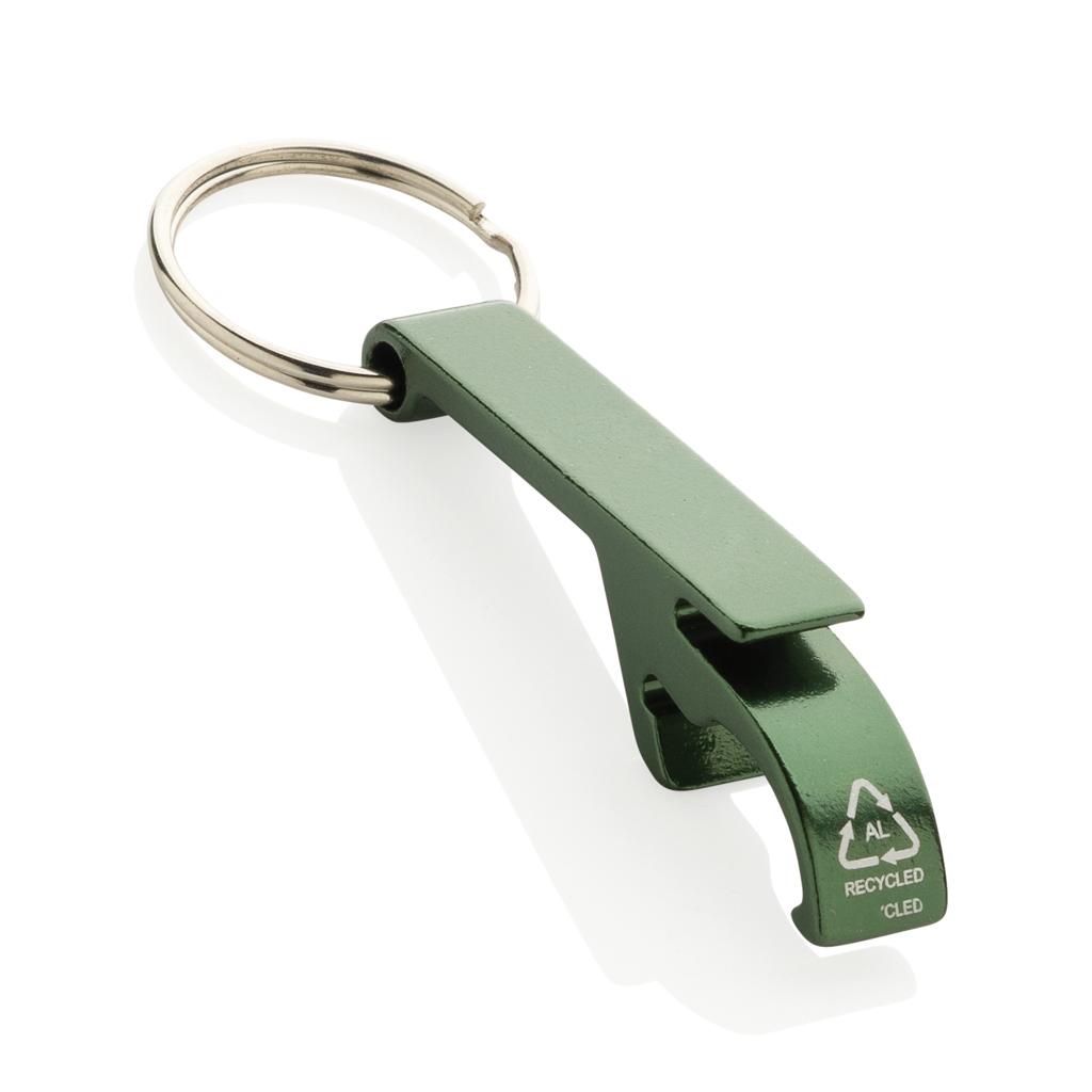 Porte-clés décapsuleur en aluminium recyclé RCS