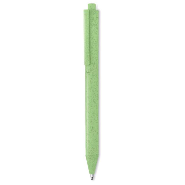 Stylo poussoir en paille de blé PP PECAS
