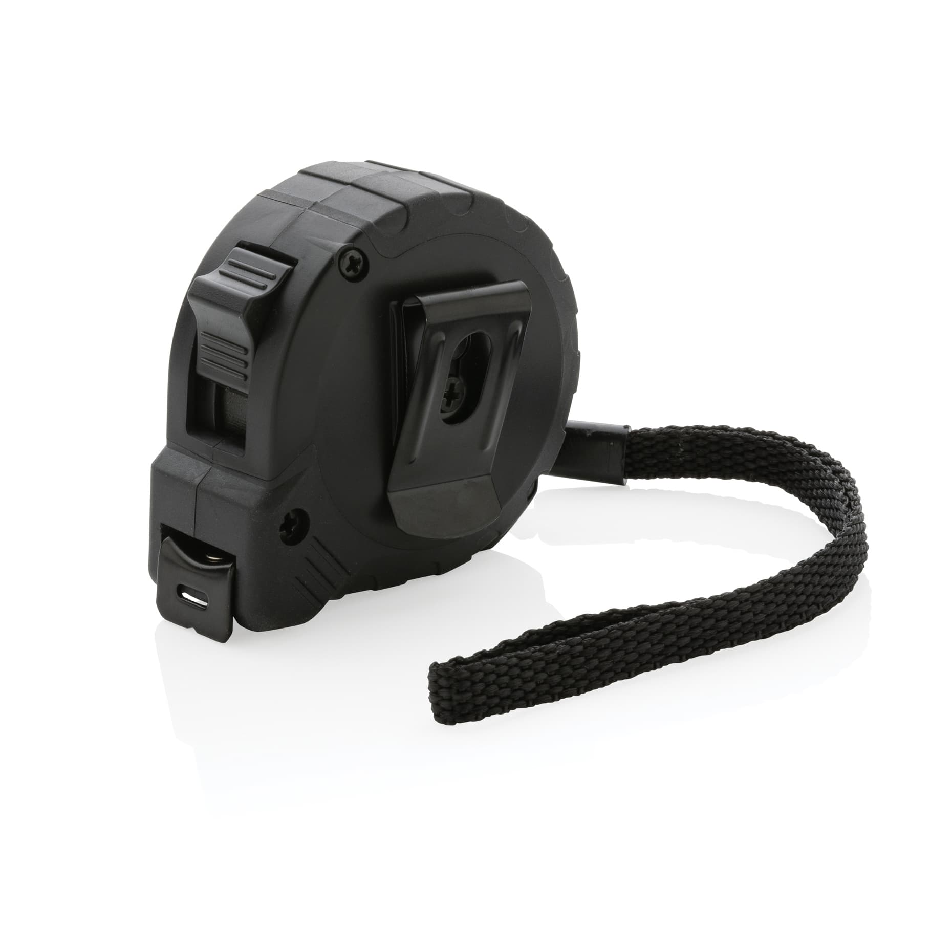 Mètre 3M/16 mm en plastique recyclé RCS avec bouton d'arrêt