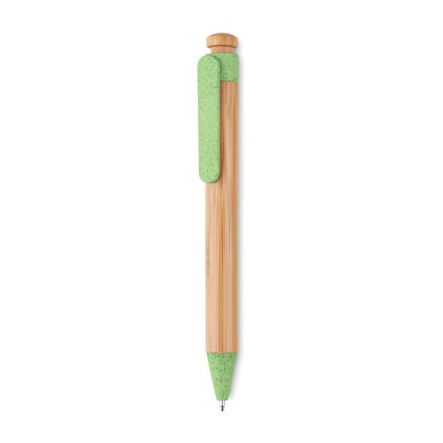 Stylo bambou/paille blé et ABS TOYAMA