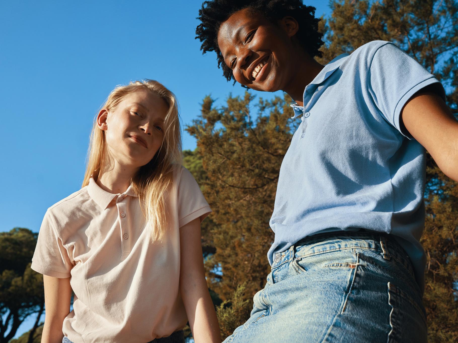 Polo en coton recyclé Iqoniq Yosemite Femme