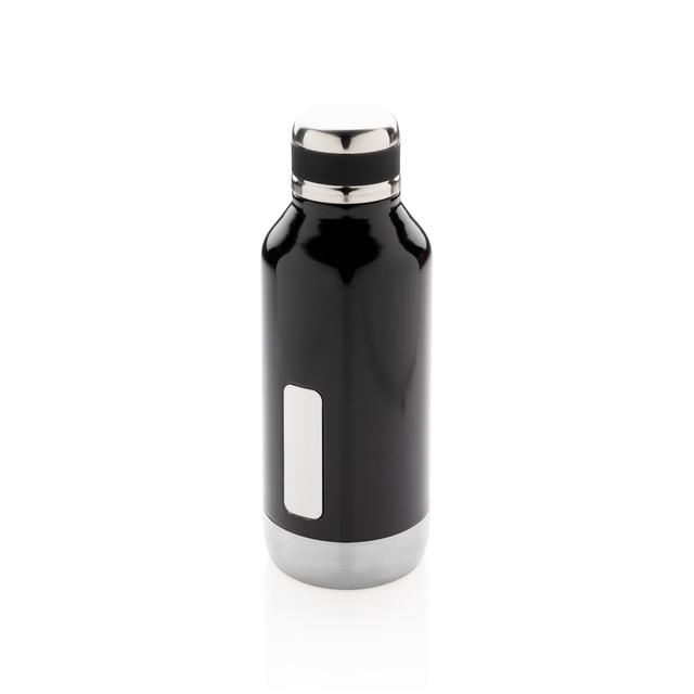 Bouteille étanche avec plaque