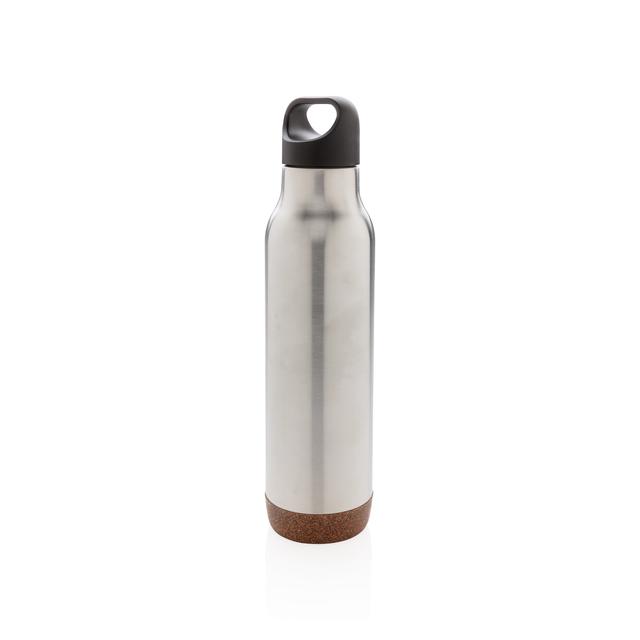 Bouteille isotherme étanche avec finition liège
