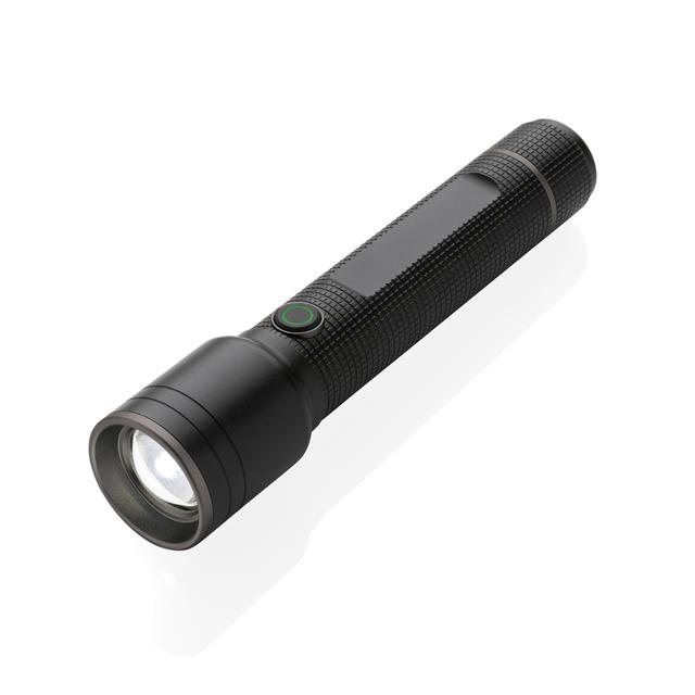 Lampe torche 10W rechargeable par USB en alu RCS Gear X
