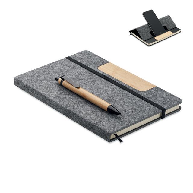 Carnet A5 RPET et stylo NOTEMIX
