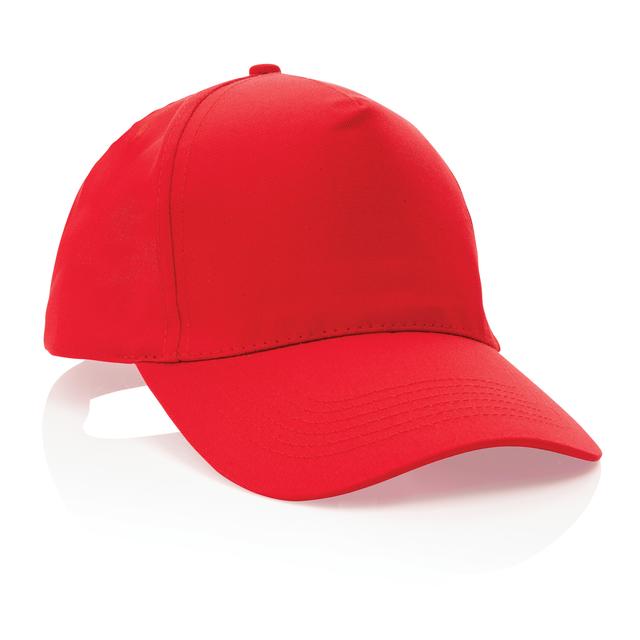 Casquette 5 panneaux en coton recyclé 190gr IMPACT