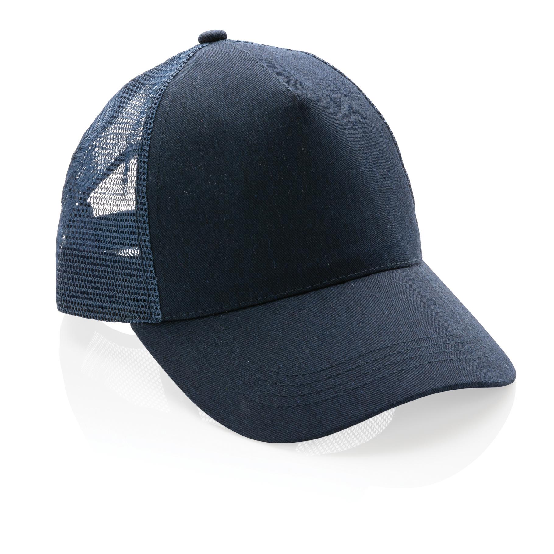 Casquette filet 5 panneaux coton recyclé Impact AWARE™