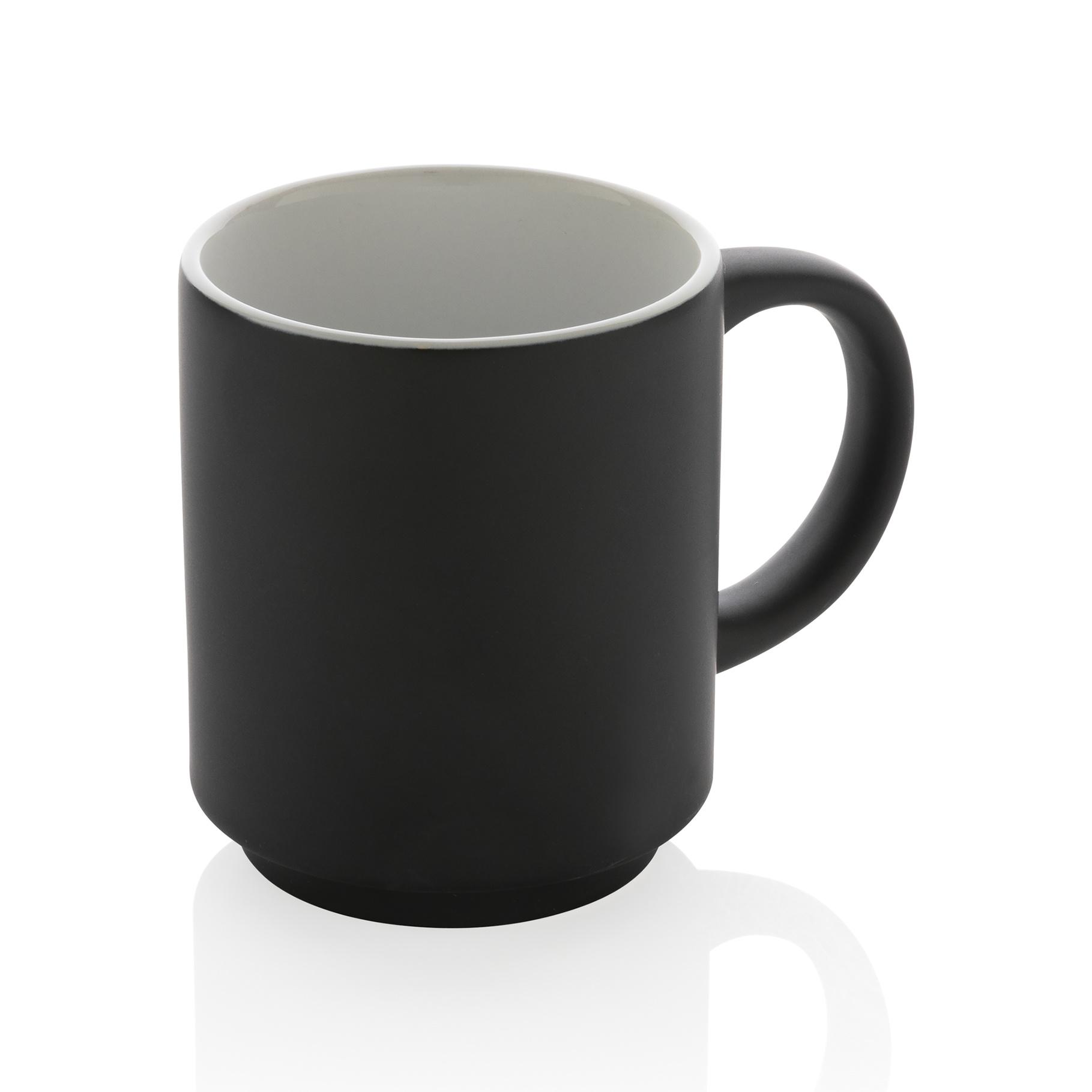 Mug en céramique empilable