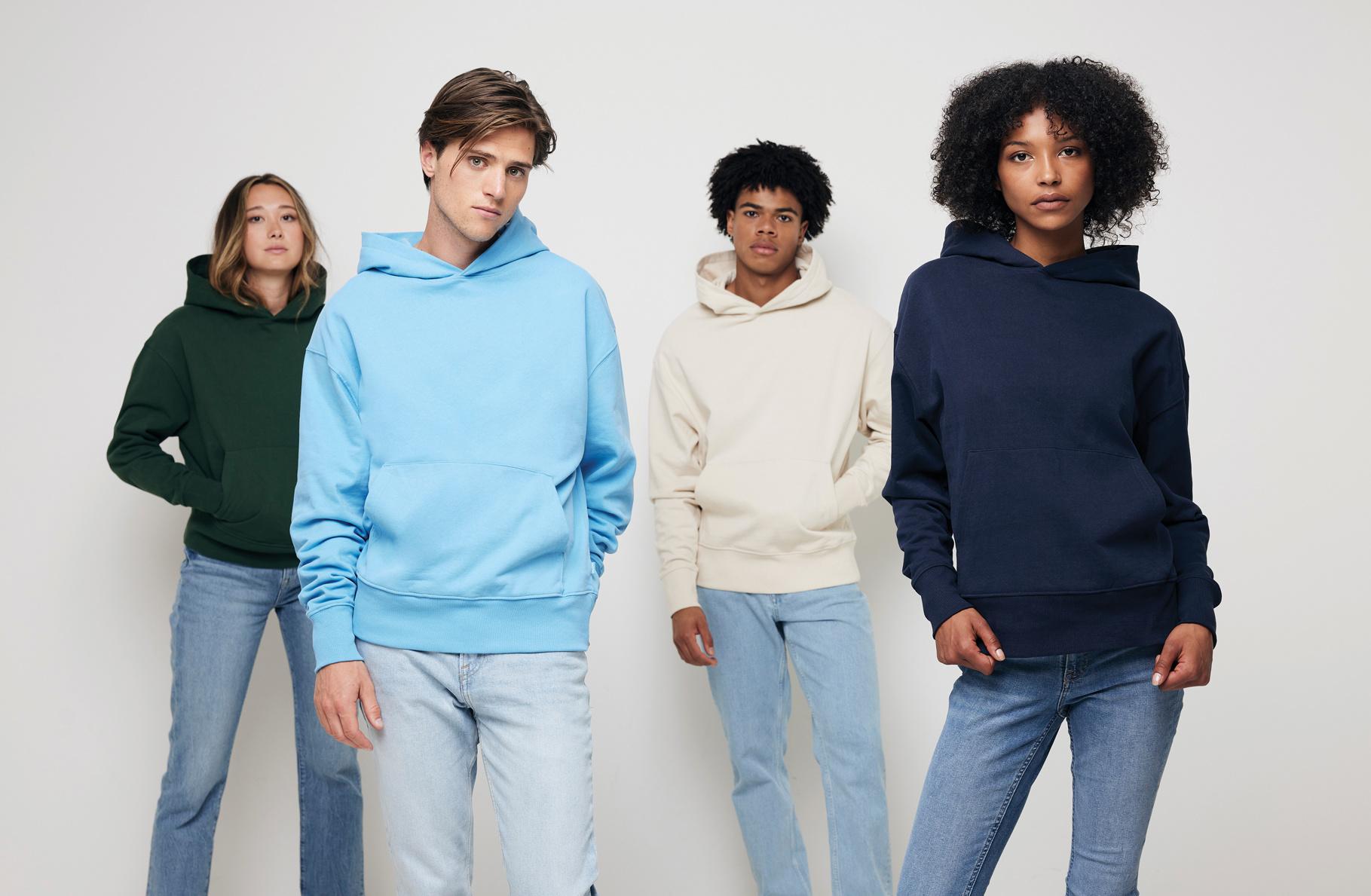 Sweat à capuche en coton recyclé Iqoniq Yoho