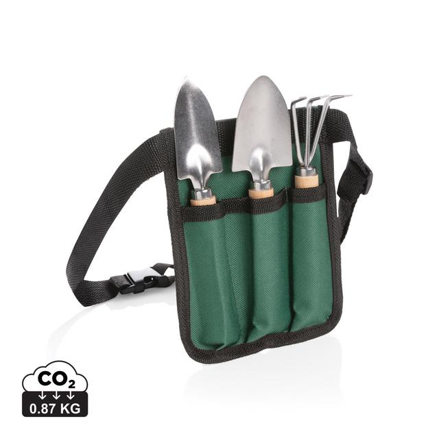 Set de 3 outils de jardin en bois
