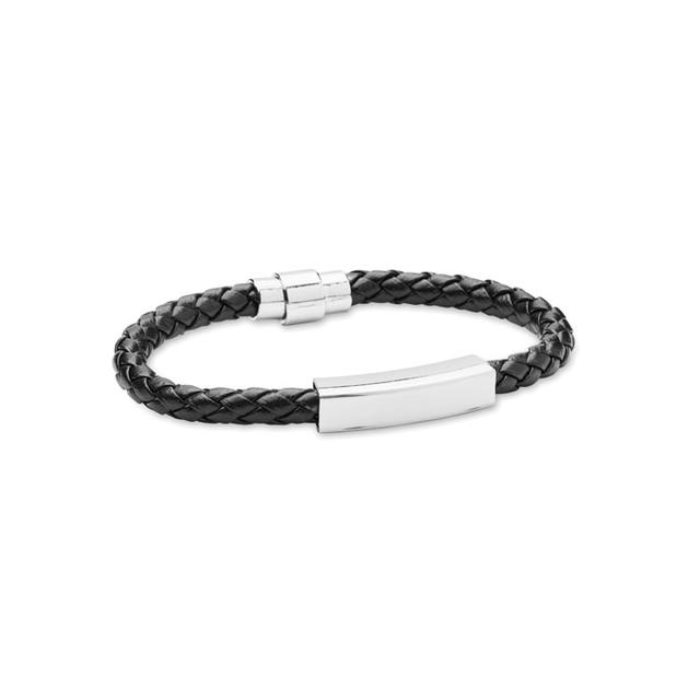 Bracelet tressé en simili cuir FAULETI