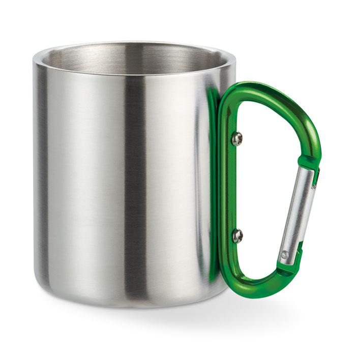 Mug acier et anse mousqueton. TRUMBO